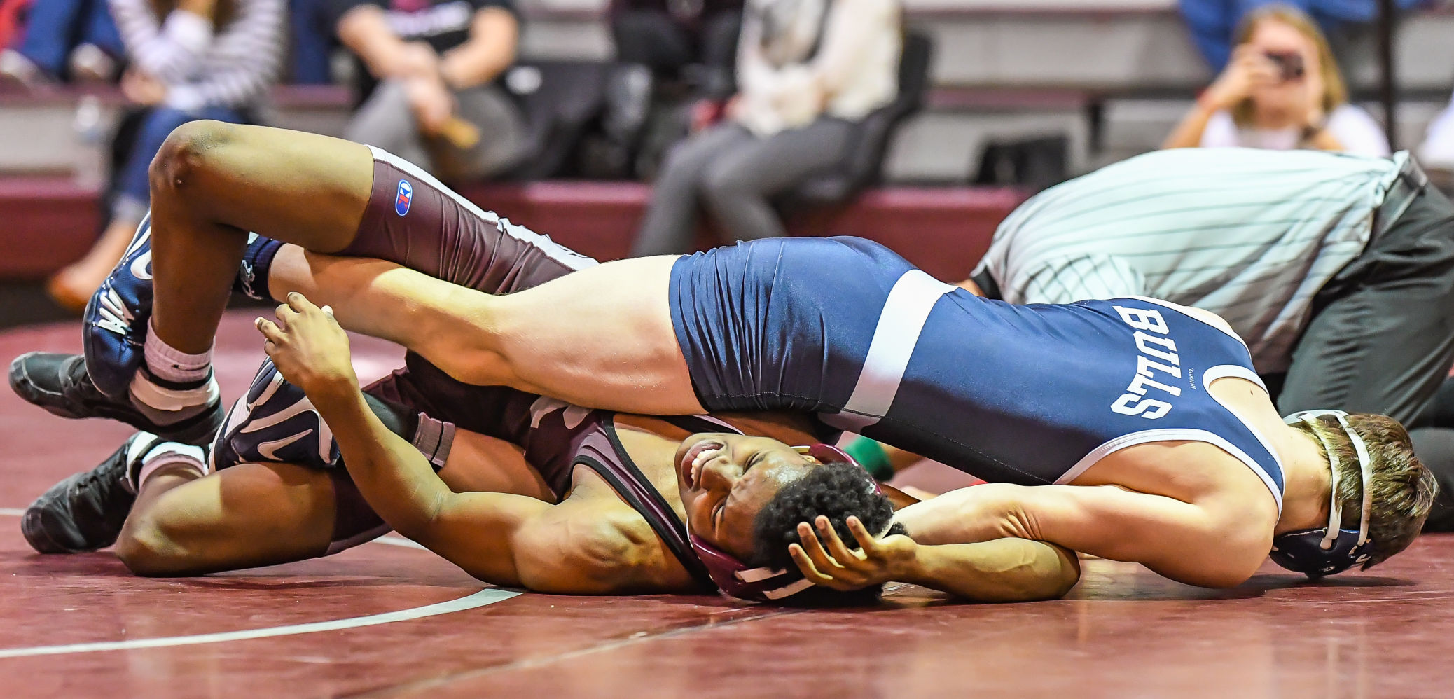 Wednesday night high school wrestling action